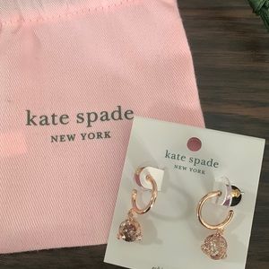 Kate Spade rose gold earrings